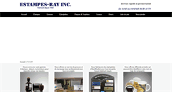 Desktop Screenshot of estampesray.com