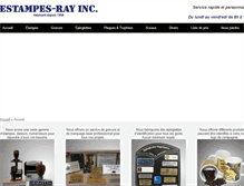 Tablet Screenshot of estampesray.com